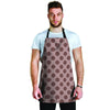 Brown Polka Dot Men's Apron-grizzshop