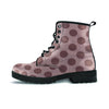 Brown Polka Dot Men's Boots-grizzshop