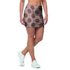 Brown Polka Dot Mini Skirt-grizzshop