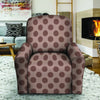 Brown Polka Dot Recliner Cover-grizzshop