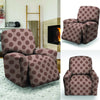 Brown Polka Dot Recliner Cover-grizzshop