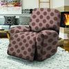 Brown Polka Dot Recliner Cover-grizzshop