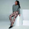 Brown Polka Dot Women's Joggers-grizzshop