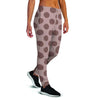 Brown Polka Dot Women's Joggers-grizzshop