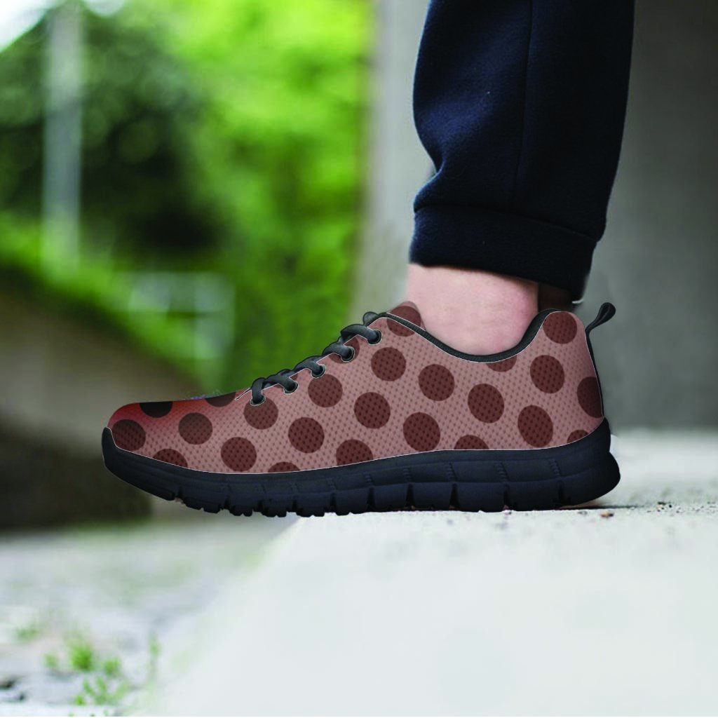 Brown Polka Dot Women's Sneakers-grizzshop