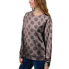 Brown Polka Dot Women's Sweatshirt-grizzshop