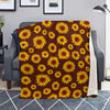 Brown Sunflower Blanket-grizzshop