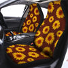 Brown Sunflower Car Seat Covers-grizzshop