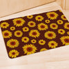 Brown Sunflower Door Mat-grizzshop