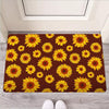 Brown Sunflower Door Mat-grizzshop