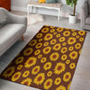 Brown Sunflower Floor Mat-grizzshop