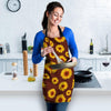 Brown Sunflower Women's Apron-grizzshop