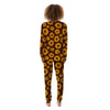 Brown Sunflower Women's Pajamas-grizzshop