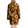 Brown Sunflower Women's Robe-grizzshop