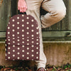 Brown Tiny Polka Dot Backpack-grizzshop