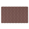 Brown Tiny Polka Dot Door Mat-grizzshop