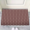 Brown Tiny Polka Dot Door Mat-grizzshop