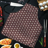 Brown Tiny Polka Dot Men's Apron-grizzshop