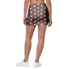 Brown Tiny Polka Dot Mini Skirt-grizzshop