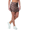 Brown Tiny Polka Dot Mini Skirt-grizzshop