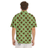 Brownie Delicious Print Pattern Men's Short Sleeve Shirts-grizzshop