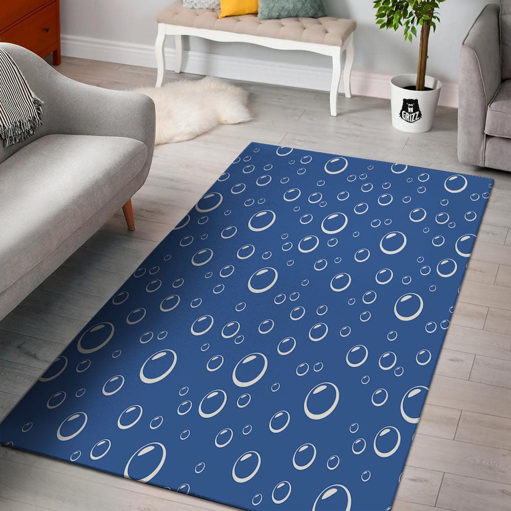Bubble Ocean Print Pattern Floor Mat-grizzshop