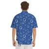 Bubble Ocean Print Pattern Men's Short Sleeve Shirts-grizzshop