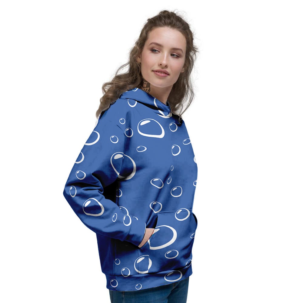 Bubble Ocean Print Pattern Women's Hoodie-grizzshop