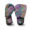 Bubble Psychedelic Print Pattern Boxing Gloves-grizzshop