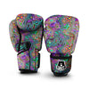 Bubble Psychedelic Print Pattern Boxing Gloves-grizzshop