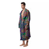 Bubble Psychedelic Print Pattern Men's Robe-grizzshop