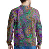 Bubble Psychedelic Print Pattern Men's Sweatshirt-grizzshop