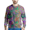 Bubble Psychedelic Print Pattern Men's Sweatshirt-grizzshop