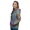 Bubble Psychedelic Print Pattern Women's Hoodie-grizzshop