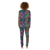 Bubble Psychedelic Print Pattern Women's Pajamas-grizzshop