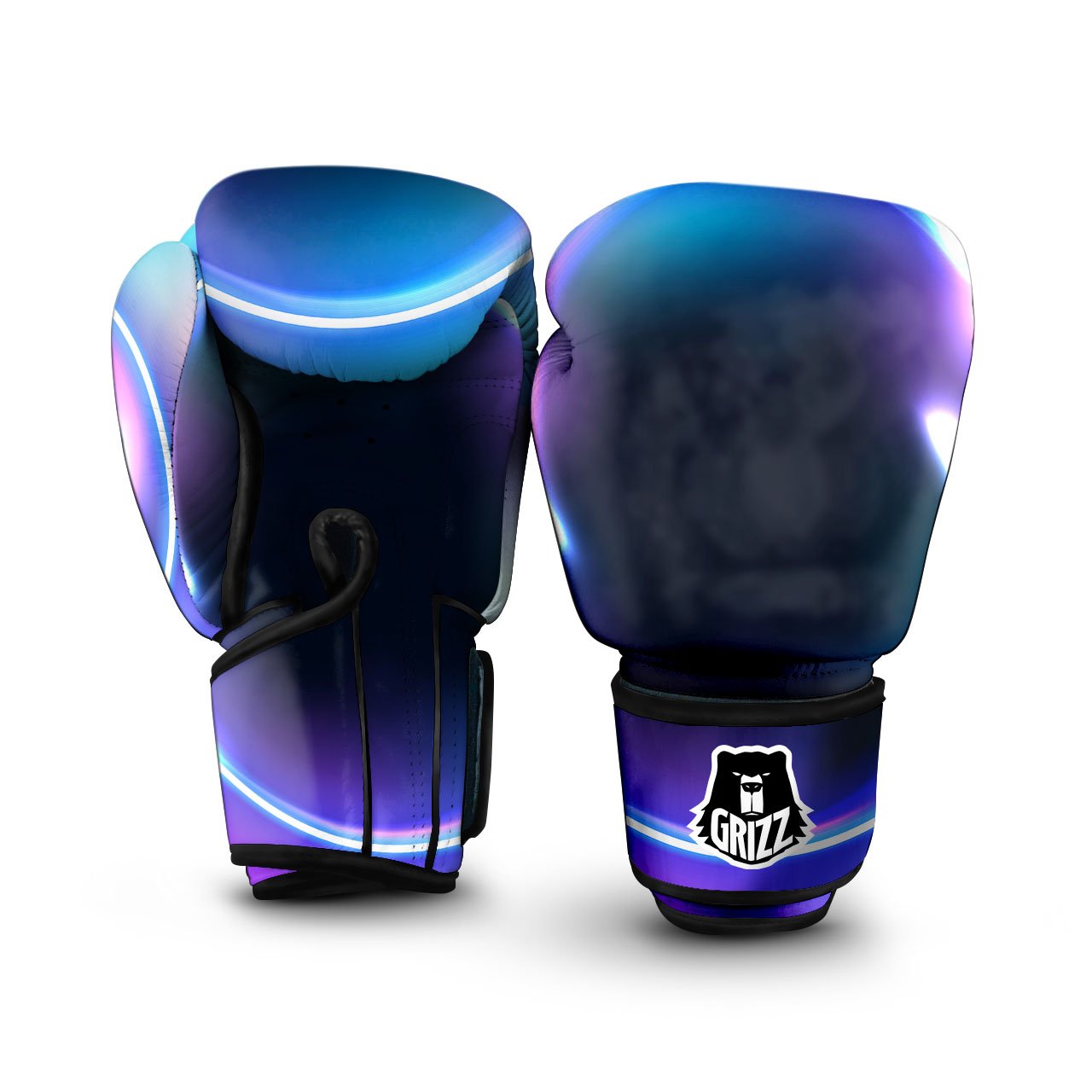 Bubble Rave Print Boxing Gloves-grizzshop