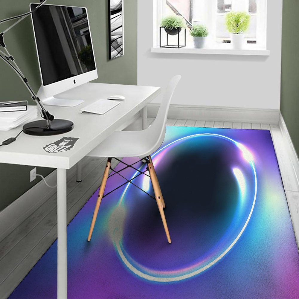 Bubble Rave Print Floor Mat-grizzshop