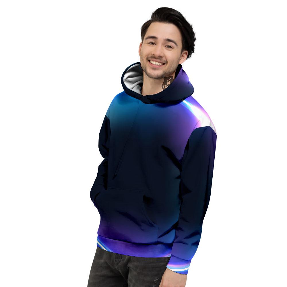 Bubble Rave Print Men's Hoodie-grizzshop