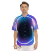 Bubble Rave Print Men's Short Sleeve Shirts-grizzshop