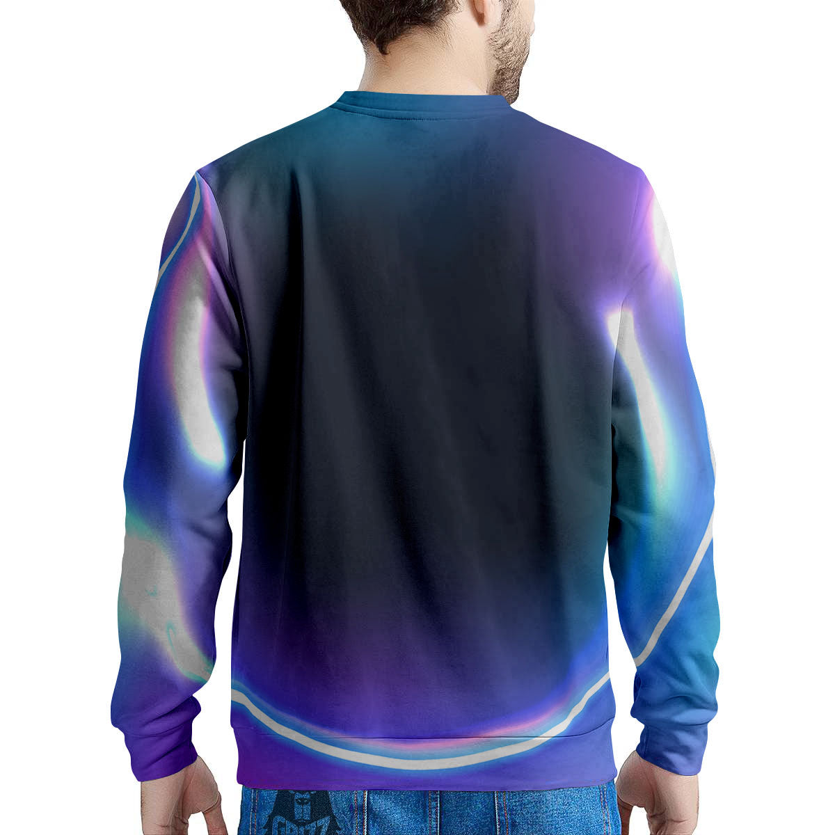 Bubble Rave Print Men's Sweatshirt-grizzshop