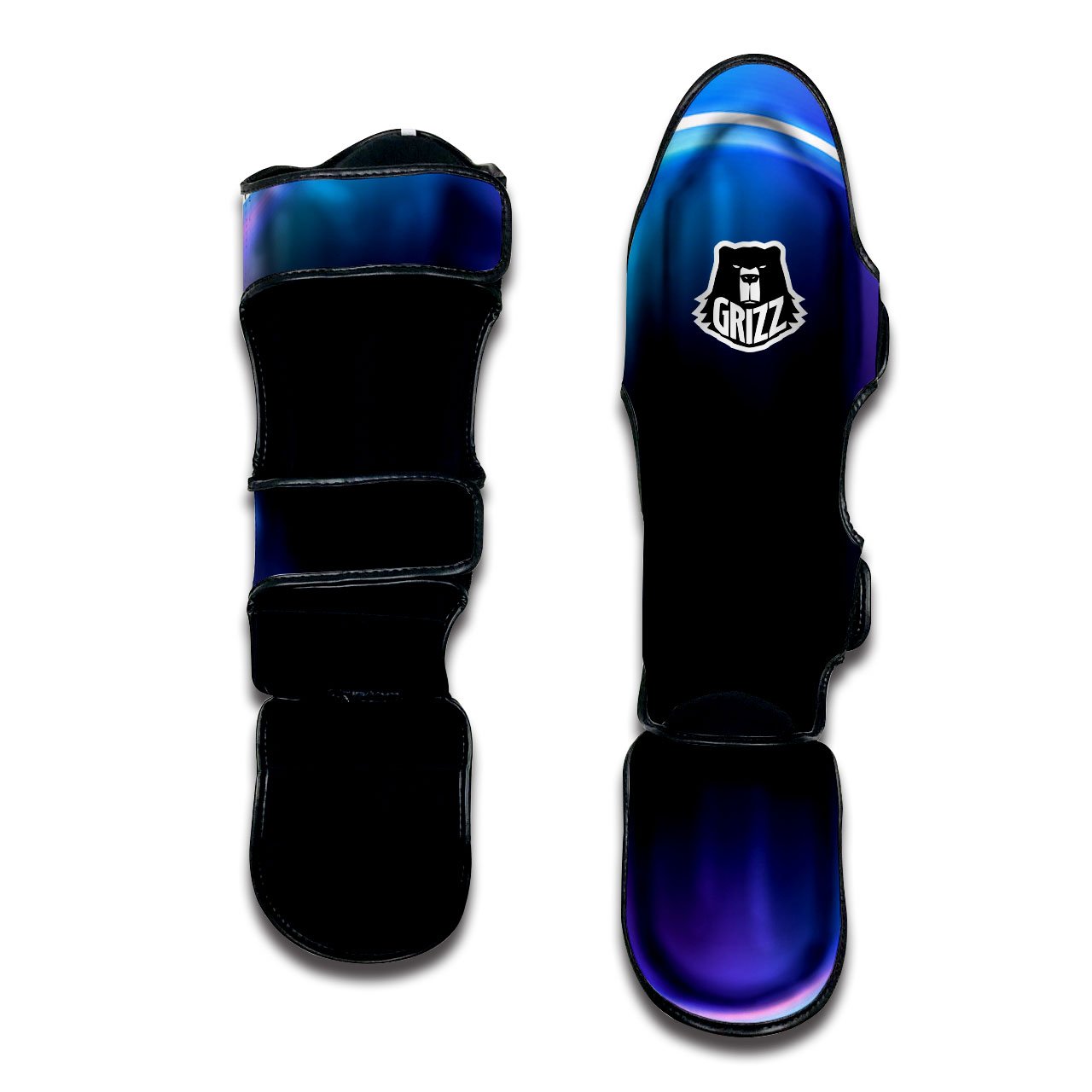 Bubble Rave Print Muay Thai Shin Guards-grizzshop