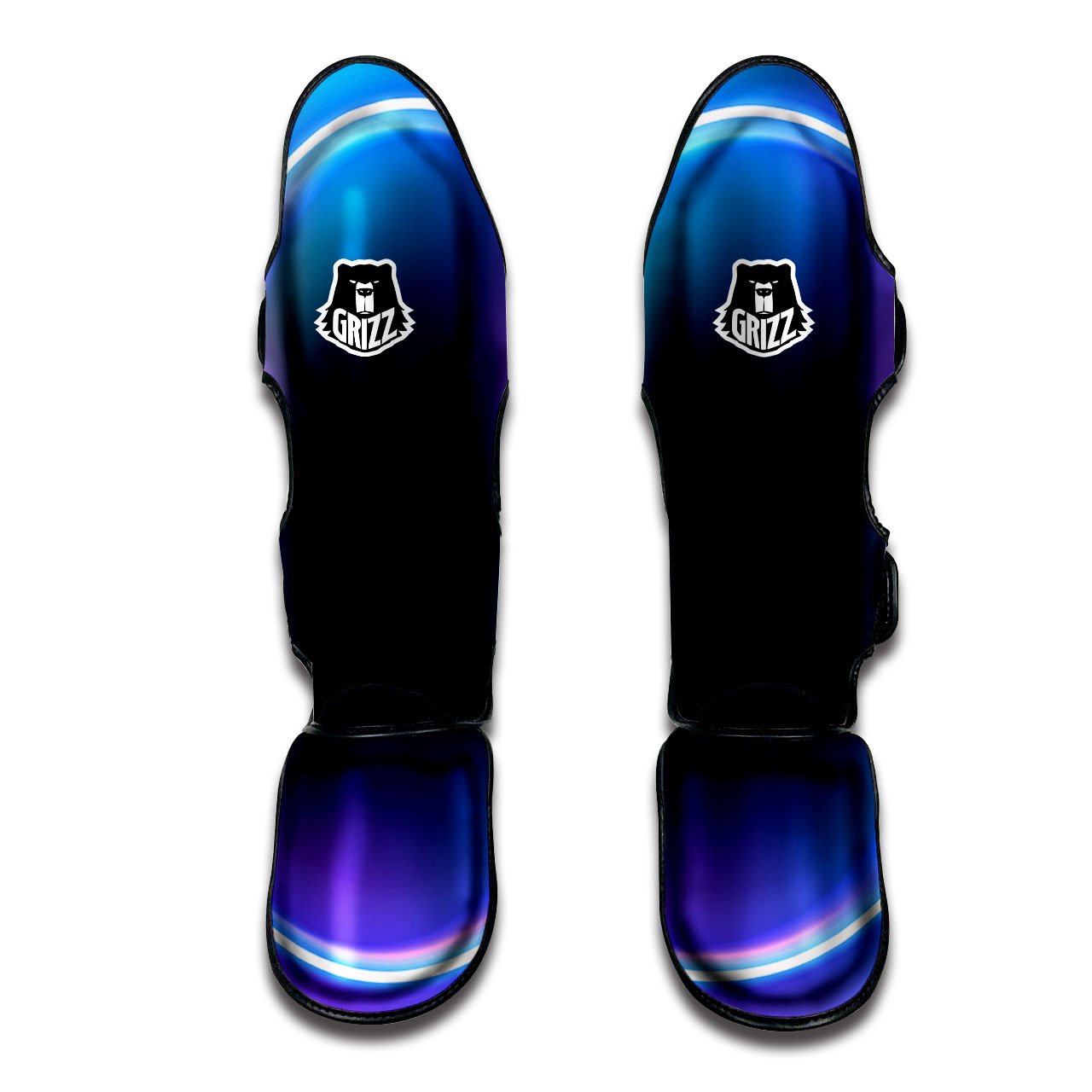 Bubble Rave Print Muay Thai Shin Guards-grizzshop