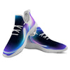 Bubble Rave Print White Athletic Shoes-grizzshop