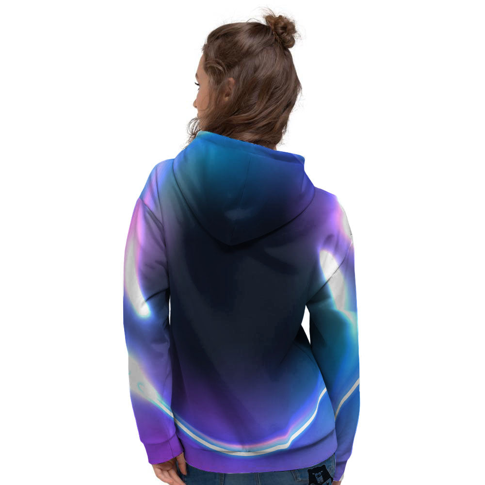 Bubble Rave Print Women's Hoodie-grizzshop