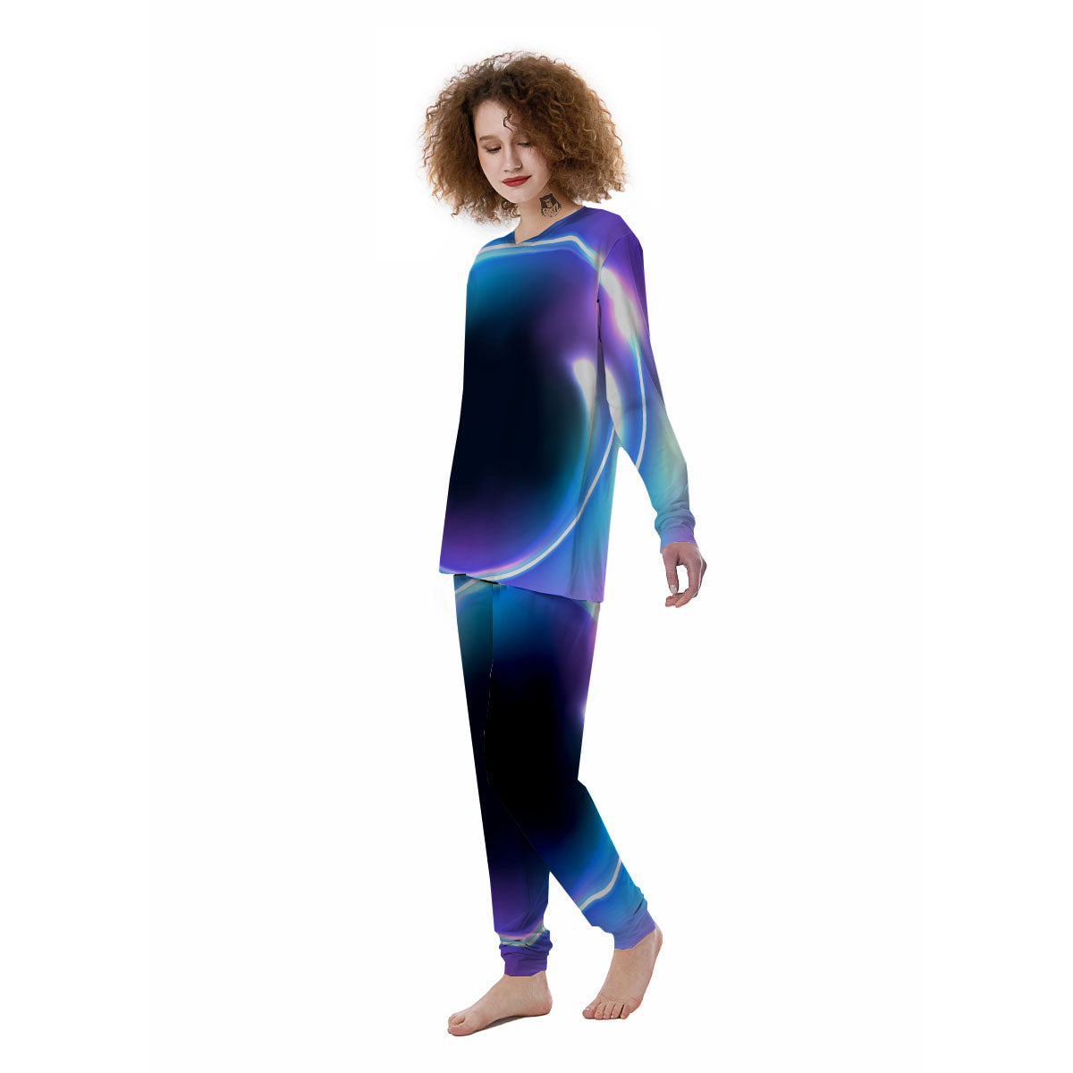 Bubble Rave Print Women's Pajamas-grizzshop