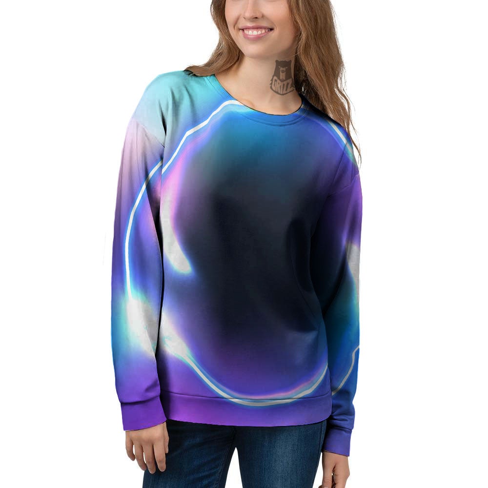 Bubble Rave Print Women's Sweatshirt-grizzshop