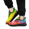 Bubble Soap Psychedelic Print Black Athletic Shoes-grizzshop