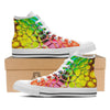 Bubble Soap Psychedelic Print White High Top Shoes-grizzshop