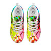 Bubble Soap Psychedelic Print White Sneaker-grizzshop