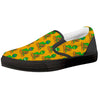 Buddha Alien Psychedelic Print Pattern Black Slip On Shoes-grizzshop